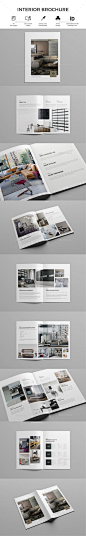 Interior Design Brochure Template InDesign INDD. Download here: http://graphicriver.net/item/interior-design-brochure-template/15894109?ref=ksioks