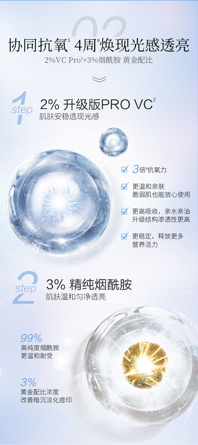 韩束赋氧焕亮注氧精华水氧活肤淡化色沉水润...