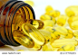 Yellow soft gelatin capsule use in pharmaceutical manufacturing for contain oily drug and nutritional supplement like vitamin A, E, fish oil, primrose oil, rice barn oil and other oily drugs.