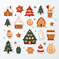 redwolf99is_Stickers_white_background_Christmas_elements_vector_af5dd3e8-b922-49bd-8901-2ae72d5c351a