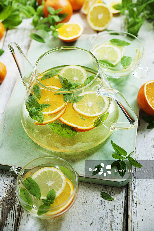 薄荷柠檬水