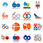 60th Anniversary logo proposals for SAS (Scandinavian Airlines) | Anniversary Logos | Pinterest