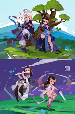 白槎呀采集到Q版