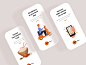 Food Delivery Onboarding UI Design ui design uidesign ux ui design mob