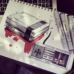 用马克笔画出水彩的感觉#设计秀##工业设计手绘# ​​​​