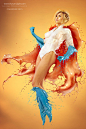 SPLASH HEROES - AurumLight - MILK Calendar 2015 : Milky Illustrations that were made for our limited edition - AurumLight -MILK Calendar 2015 - Splash HeroesCheersJaroslavwww.AurumLight.com