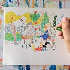 【插画先锋】Ana Sanfelippo |建造一座乐园，用来遇见童真