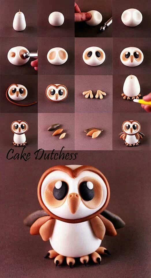 Cute little owl tuto...