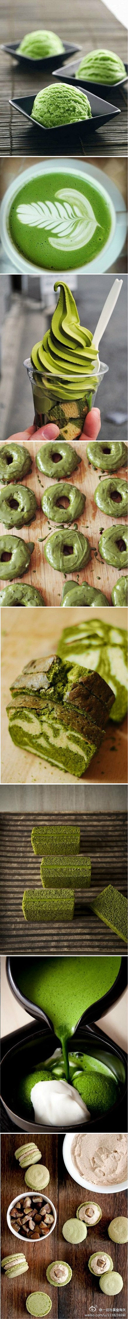 一份抹茶蛋糕，一杯咖啡!~~~吃货请关注...
