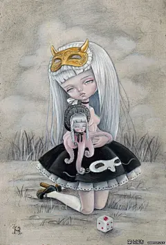 kukulaland哥特式娃娃插画作品欣赏