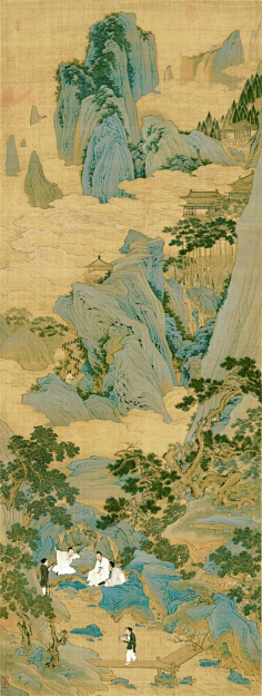 a古画古代山水画