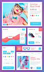 电子商务网站 UI 设计套件 Ecommerce UI Kit