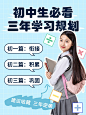 中小学学习规划知识科普小红书配图