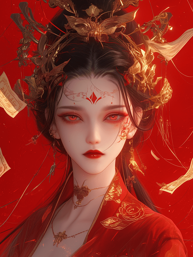 鬼新娘 | Ai绘画 @叙叙叙叙白