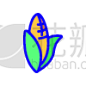 食品,绘画插图,符号,矢量,玉米,图标,分离着色,蔬菜,商务,菜单