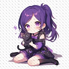 现代Q版人物ai142