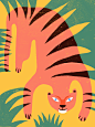 The Jungle : Série d'illustrations inspirées par la jungle.Series of illustrations inspired by the jungle.