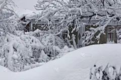建筑在冬季