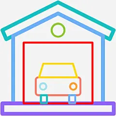 车库车辆对象图标_88ICON https://88icon.com 车库 车辆 对象 材料 项目 汽车修理 建筑 汽车 物品 车库服务 房地产矢量线图标