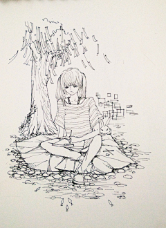 Gin鱼骨头采集到手绘动漫作品