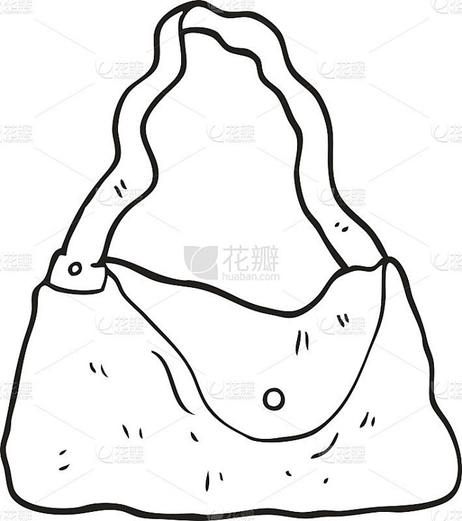 黑白卡通手袋