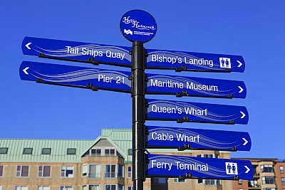 Signs, Harbourwalk, ...