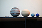 位于伦敦的3D打印工作室“Little Planet Factory”，推出的星球打印服务。（etsy.com/shop/LittlePlanetFactory） ​​​​
