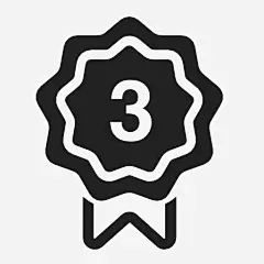 第三奖牌图标_88ICON https://88icon.com 第三 奖牌