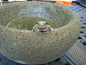 DIY concrete bowls