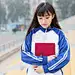 可爱的中国女学生