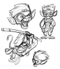 Monkey King_development by tombancroft.deviantart.com | Sketch