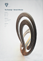 Strange Attractors : I wanted to create a series of pictures representing mathematical shapes on white background, like a "tribute to mathematics" that I often use in my work. I chose the "strange attractors" for their dynamic forms an