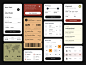 #Exploration - UI Elements for Flight App by Dwinawan for Paperpillar on Dribbble