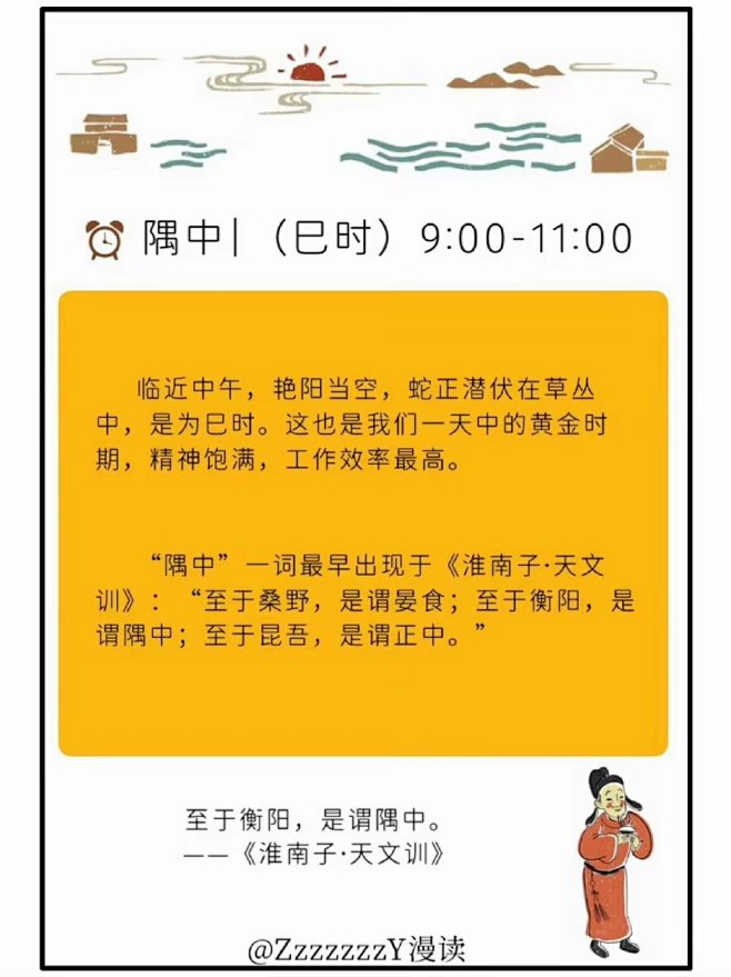 古代的十二时辰。 ​​​