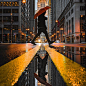 Photo by Nick Acquaviva • Chicago Based in Chicago, Illinois with @sonyalpha, and @chicago. 图片中可能有：天空、鞋、夜晚和户外
