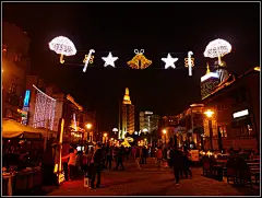 夜幕下的天津意大利风情街，意大利风情街旅游攻略 - 蚂蜂窝