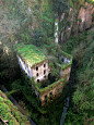 Abandoned mill in Sorrento, Italy.