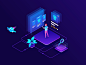 Illustrations : 7 Isometric Illustration for Ecommerce Business in vector Ai and Sketch and adobe XD. Built in 2 version, Dark and Light Version. Every illustration is 100% vector. You can easily scale it to the size you need and use it. Suitable for webs
