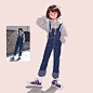 Quick fashion study! It was fun! XD #fashion #study #ootd #art #myart #digitalart #instaart #artistsoninstagram #artofsaltedegg