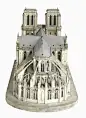 Maquettes historiques de la cathédrale Notre-Dame de Paris Captu924
