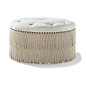 Ottoman 36" Round W/Tufted Top from the Raymond Waites Couture collection at LaneVenture.com: 