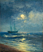 来自俄罗斯浪漫主义画家 Ivan Aivazovsky 绘画作品一组。