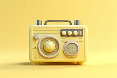 复古收音机录音机家电机器怀旧模型