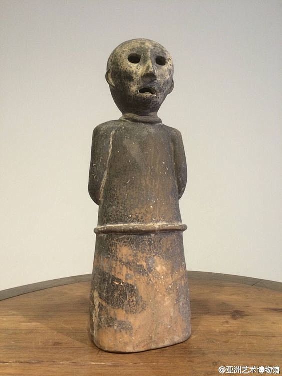 商代陶俑高二十六公分束缚之囚