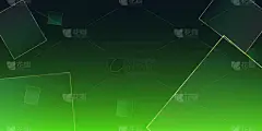 黄金形状的绿色商业框架。银地理边界。天鹅绒瀑布多边形卡。绿色地球商业方块纸。翡翠水晶壁纸新年灿烂的背