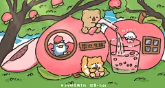 JOY的乐园专列 插画ipad壁纸 cr.其一刘刘