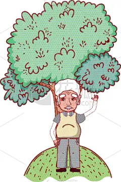 可爱的,祖父,动画片,家庭,公园,面部表情,中老年人,幸福,相伴,享乐