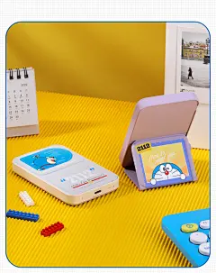 ROCK磁吸无线充电宝哆啦A梦MagSafe移动电源超薄小巧便携适用苹果专用iPhone14Promax华为手机迷你背夹PD快充-tmall.com天猫