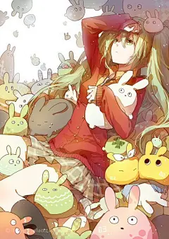 二次元美少年插画 | 思念往昔