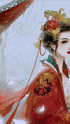 Gabriel-Rossetti采集到手绘|古风女